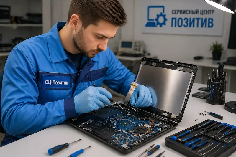 Ремонт шлейфа матрицы ноутбука в Хабаровске