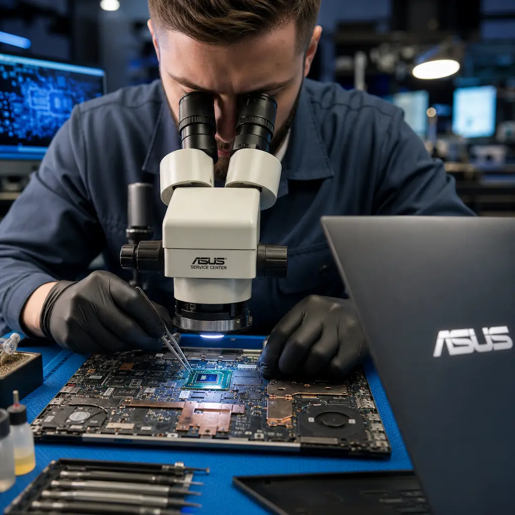 Замена видеокарты ноутбука Asus в Хабаровске