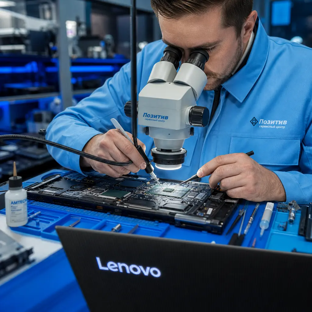 Замена видеокарты ноутбука Lenovo в Хабаровске