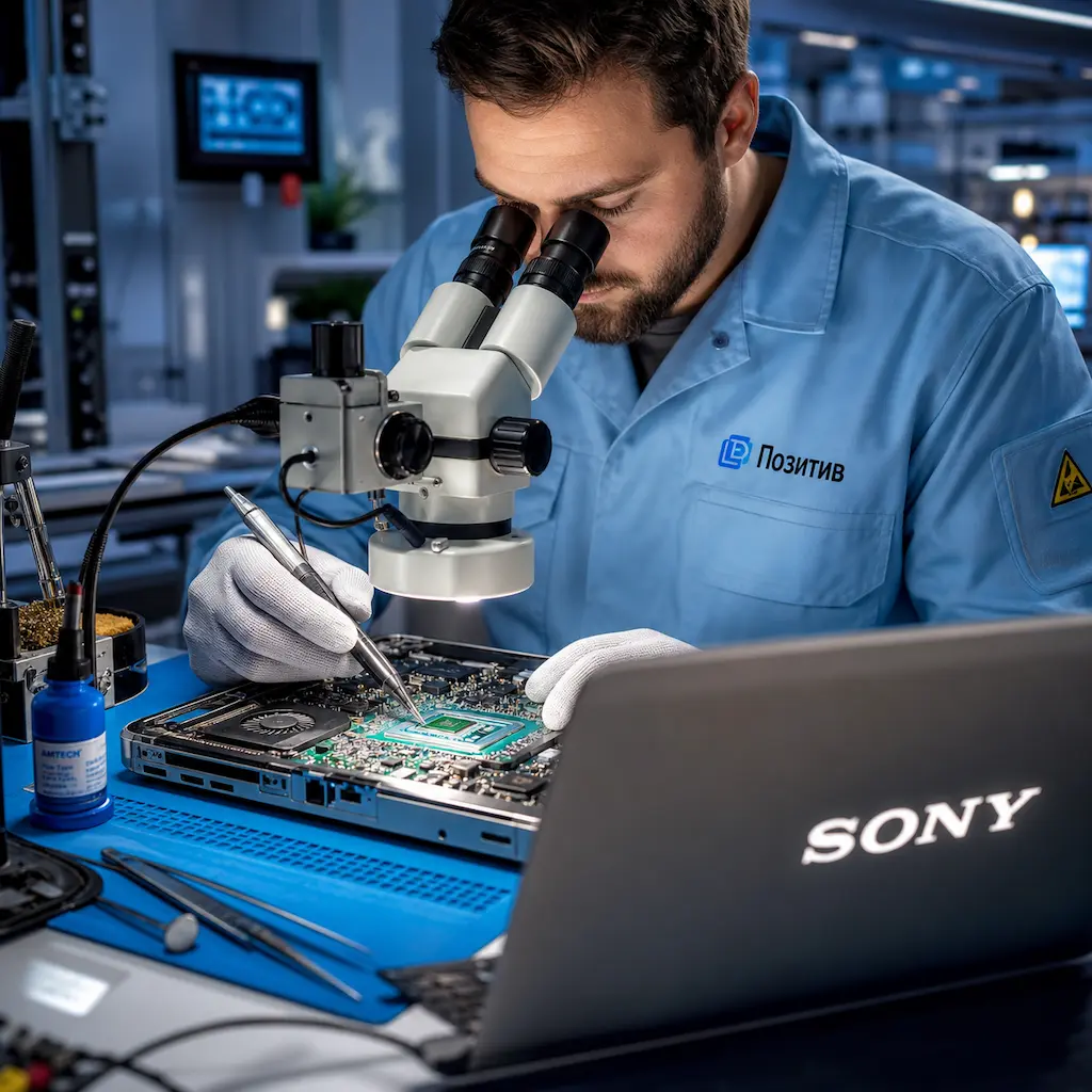 Замена видеокарты ноутбука Sony в Хабаровске