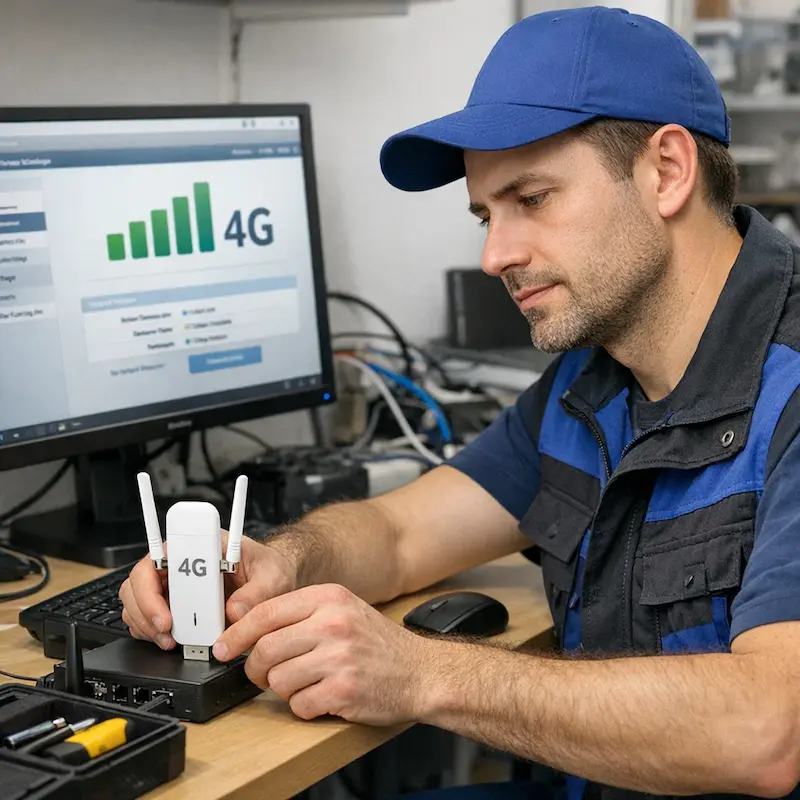 Настройка LTE модема в Хабаровске