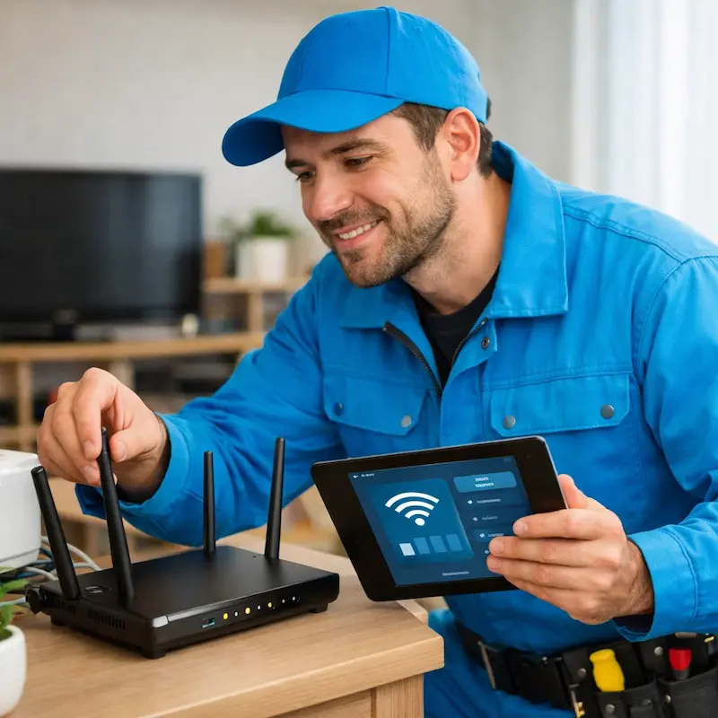 Настройка Wi-Fi для квартиры, дома и офиса в Хабаровске