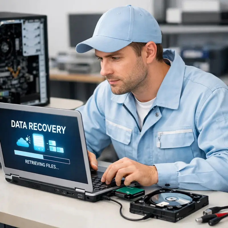 Восстановление данных и файлов в Хабаровске