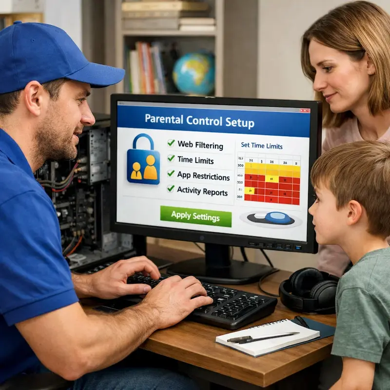 установка родительского контроля в Хабаровске