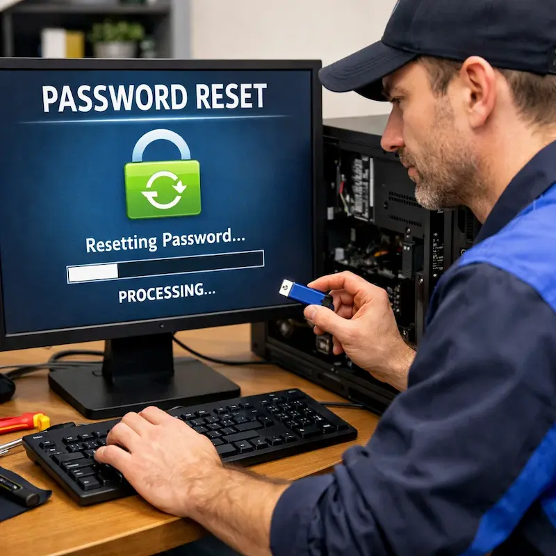 Удаление пароля на компьютере в Хабаровске