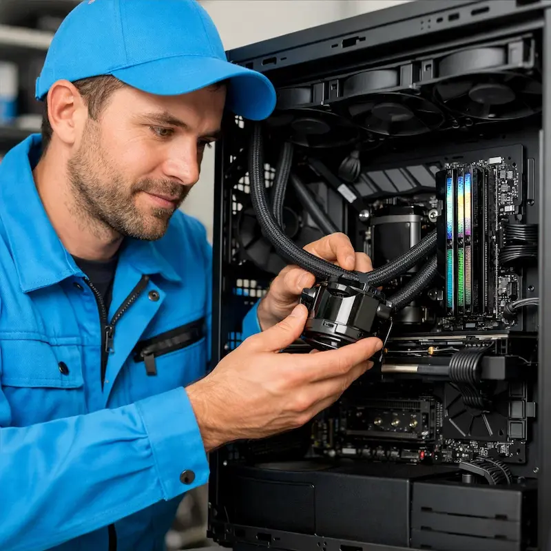 Установка СЖО на ПК в Хабаровске