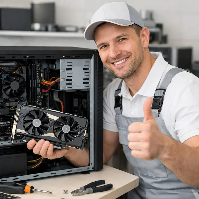 Замена видеокарты ПК в Хабаровске